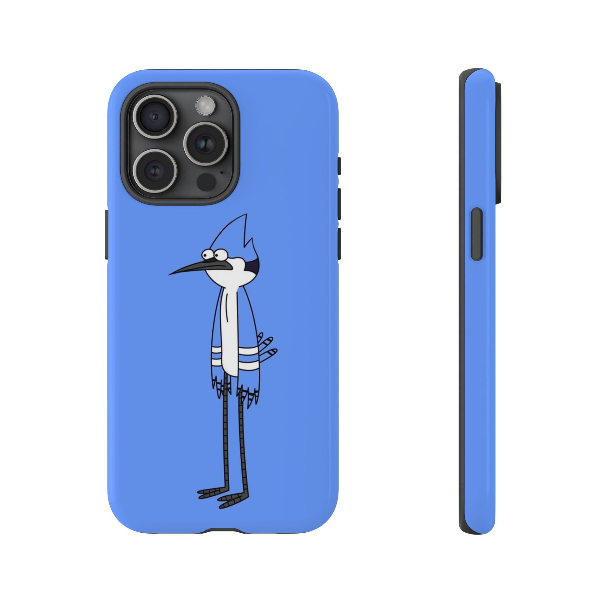 Regular Show Bold Blue Phone Case with Cartoon Design - Roe Creation