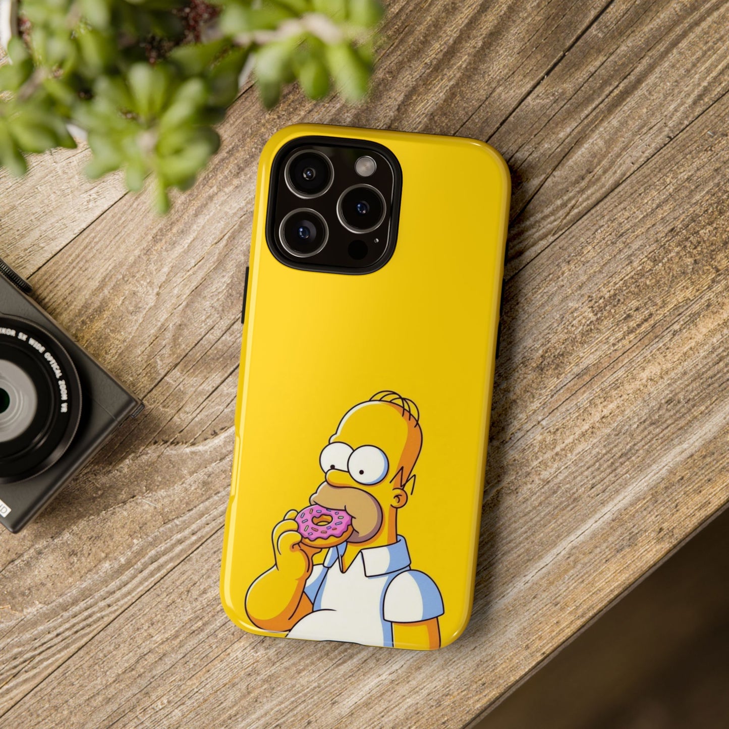 Homer Simpson Phone Case - iPhone, Samsung, Unique Protection for Fans, Cartoon Phone Cover, Gift for Simpsons Lovers, Durable Tough Case