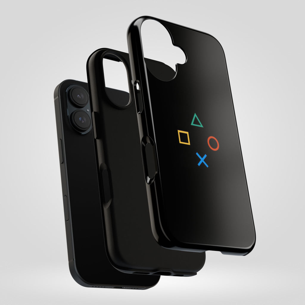 PlayStation Symbol Minimal Tough Case for iPhone - Gamer Accessories - Roe Creation