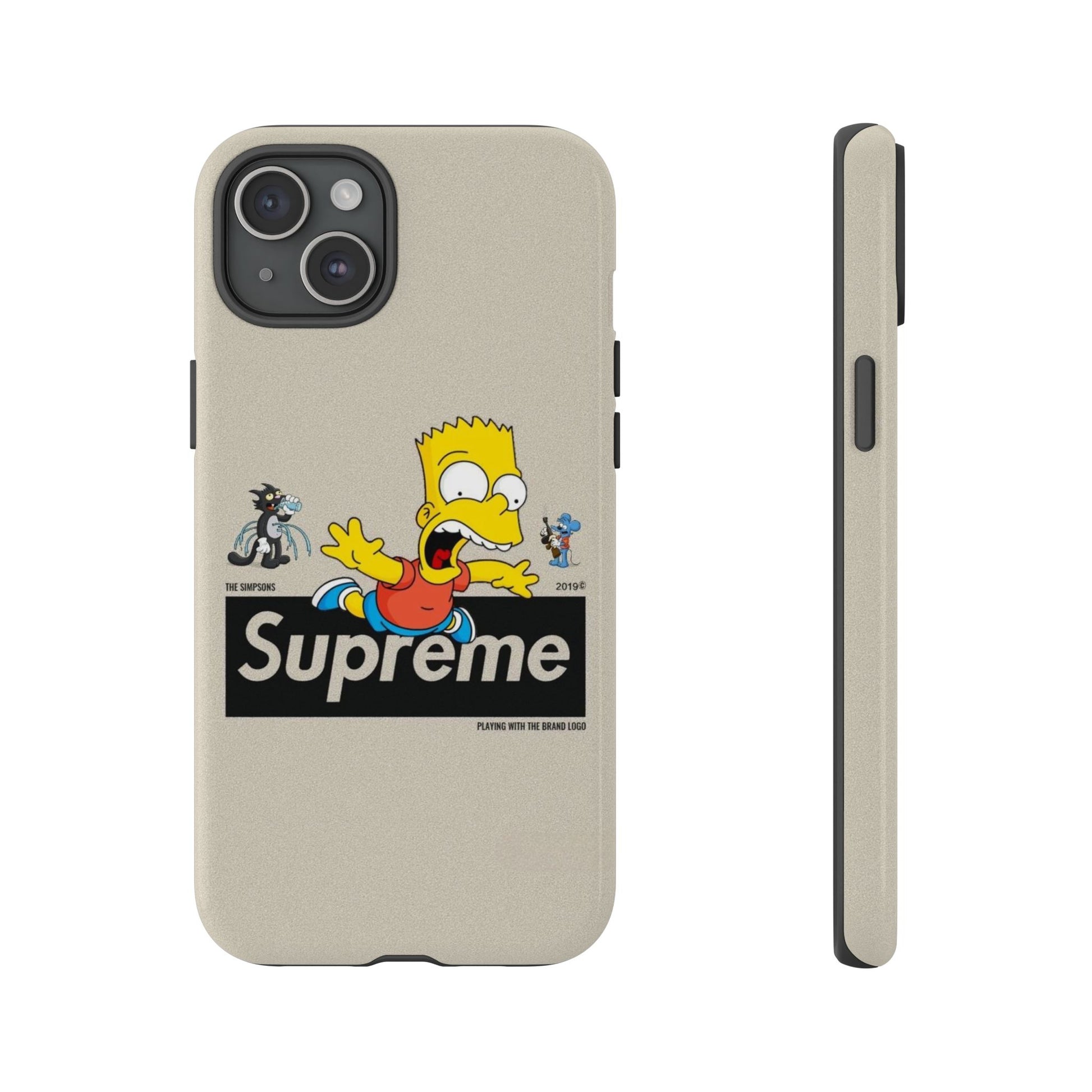 Supreme Bart Simpson iPhone Case - Tough Protection with Style - Roe Creation