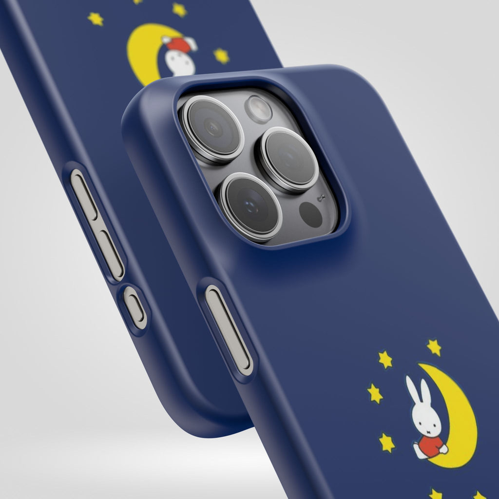 Miffy Phone Case, Moon Snap Case for Phone - Nighttime Design, iPhone, Samsung - Roe Creation