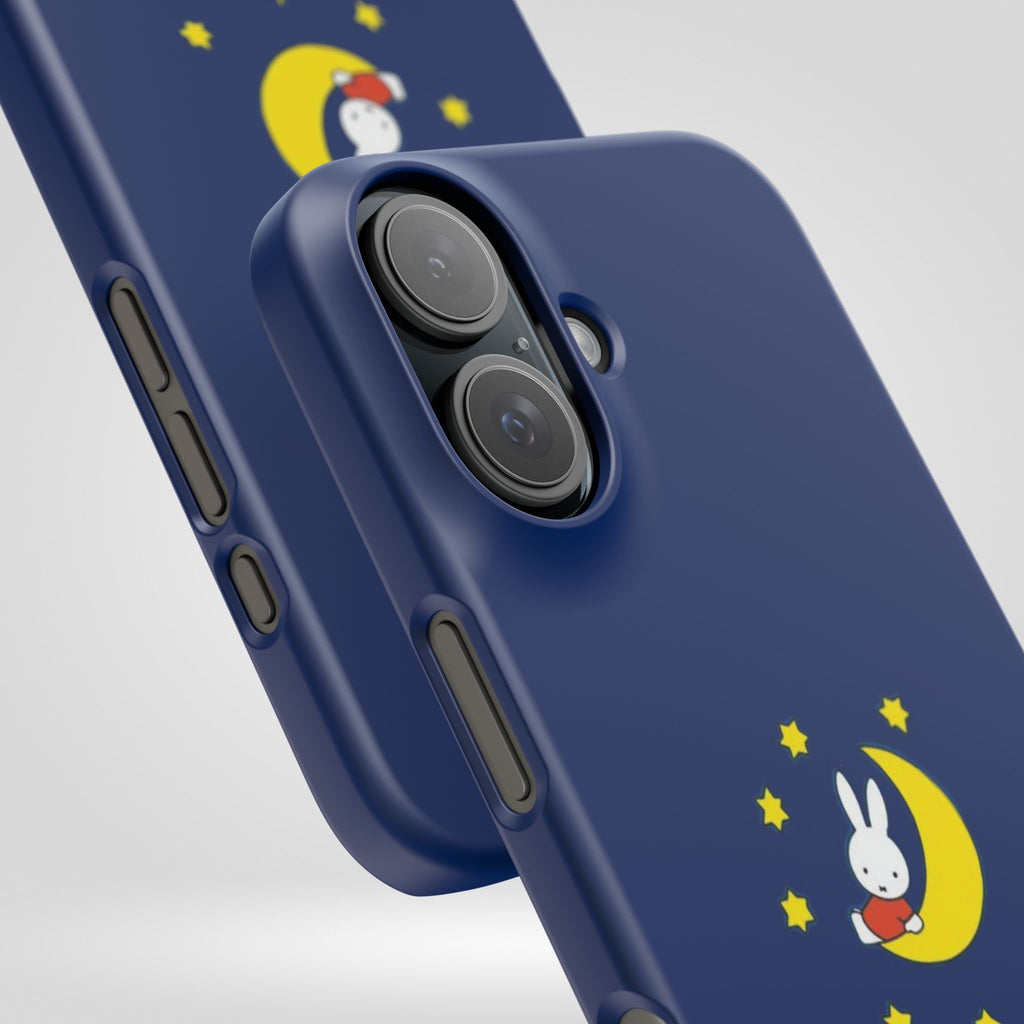 Miffy Phone Case, Moon Snap Case for Phone - Nighttime Design, iPhone, Samsung - Roe Creation