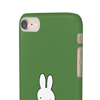 Miffy Phone Case, Snap Case, Green Miffy - iPhone, Samsung