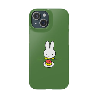 Miffy Phone Case, Snap Case, Green Miffy - iPhone, Samsung