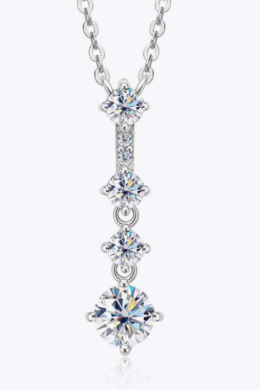 Adored Keep You There Multi-Moissanite Pendant Necklace - Roe Creation