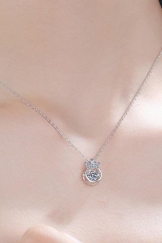 Moissanite 925 Sterling Silver Necklace - Roe Creation
