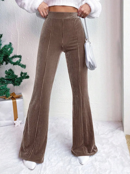 High Waist Flare Pants - Roe Creation