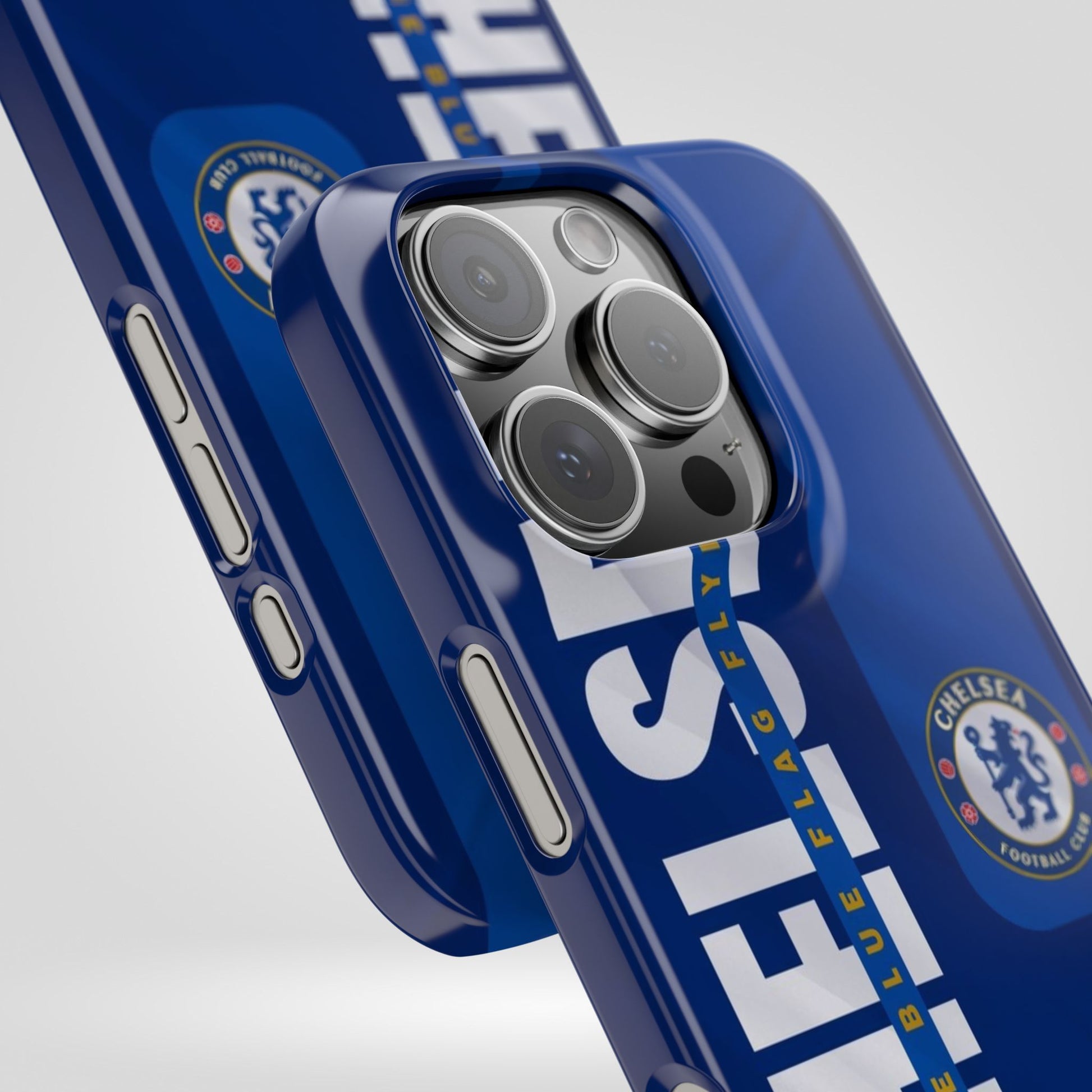 Chelsea FC Slim Phone Case for iPhone - Keep The Blue Flag Flying High - Roe Creation