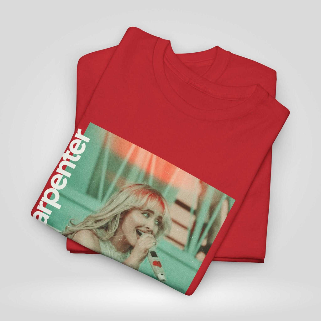 Sabrina Carpenter Unisex Heavy Cotton Tee - Music Lover's Essential - Roe Creation