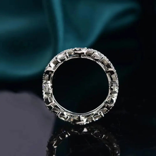 Moissanite 925 Sterling Silver Ring - Roe Creation