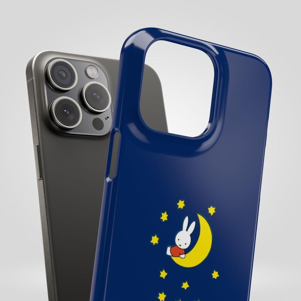Miffy Phone Case, Moon Snap Case for Phone - Nighttime Design, iPhone, Samsung - Roe Creation