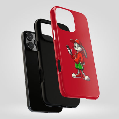 Bugs Bunny Cartoon Character Phone Case - Tough Cases Featuring Stylish Rabbit Design.