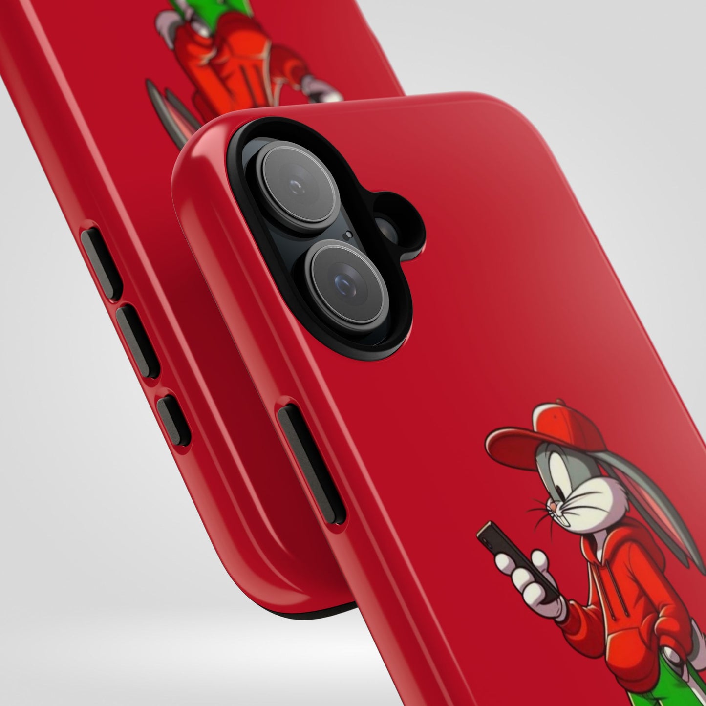 Bugs Bunny Cartoon Character Phone Case - Tough Cases Featuring Stylish Rabbit Design