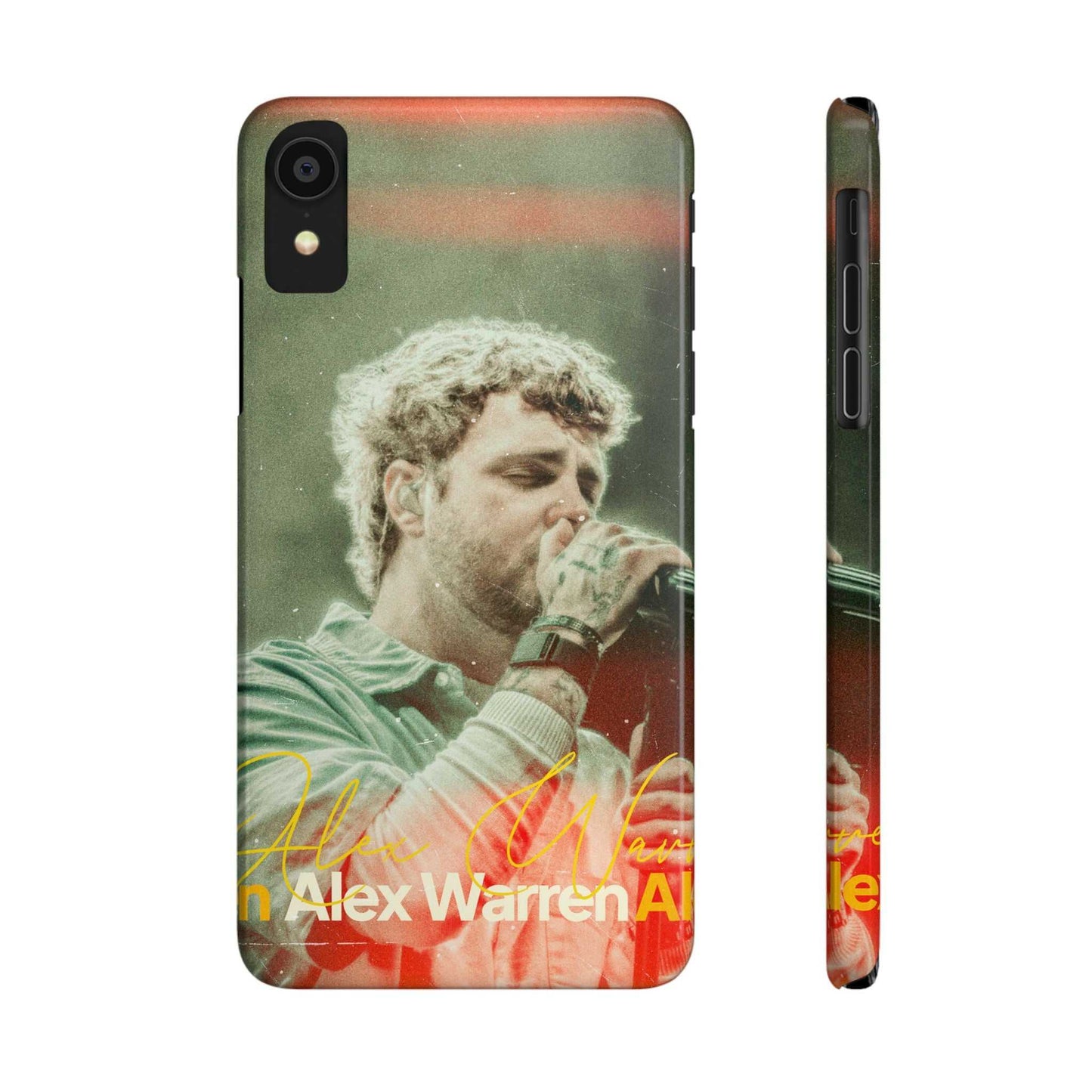 Alex Warren Slim Phone Cases for Lovers, Unique Smartphone Covers, Perfect for Gifting, Concert Enthusiasts.