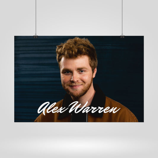 Alex Warren Rolled Poster for Lovers | Celebrity Fan Art Decor | Perfect Gift for Music Lovers