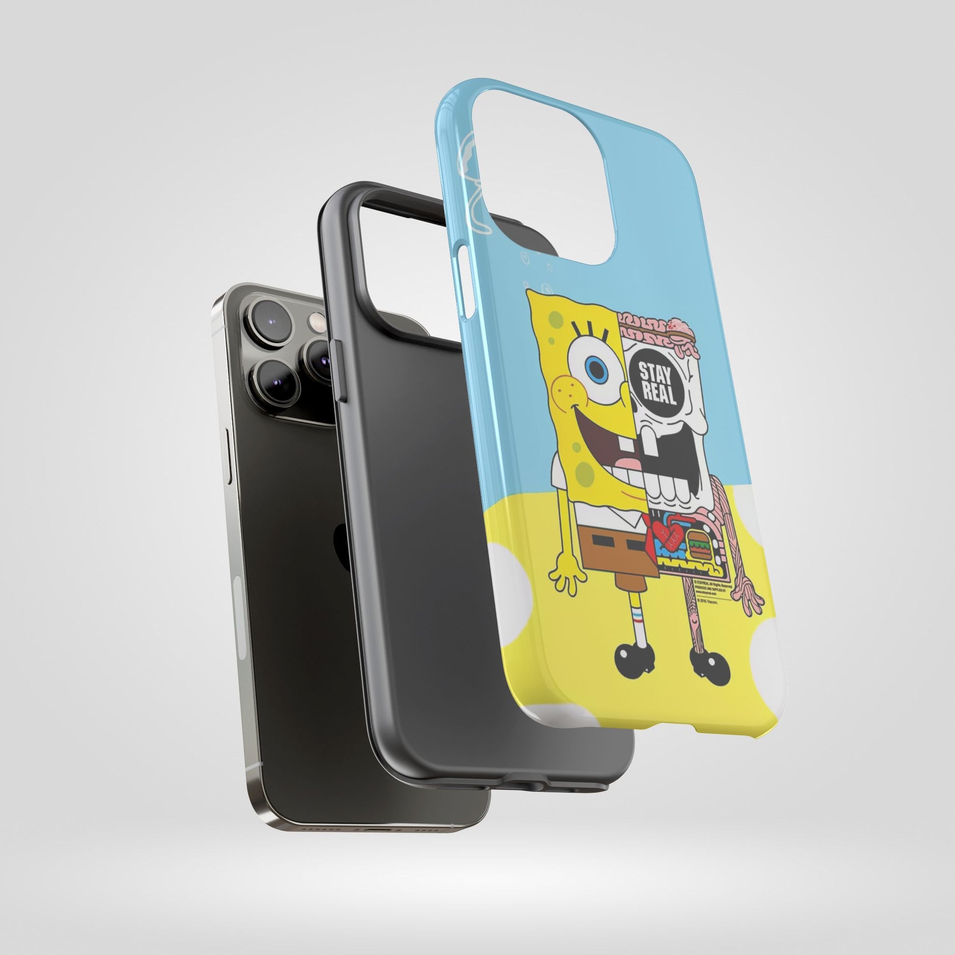 Stay Real Spongebob Tough iPhone Case for Lovers - Roe Creation