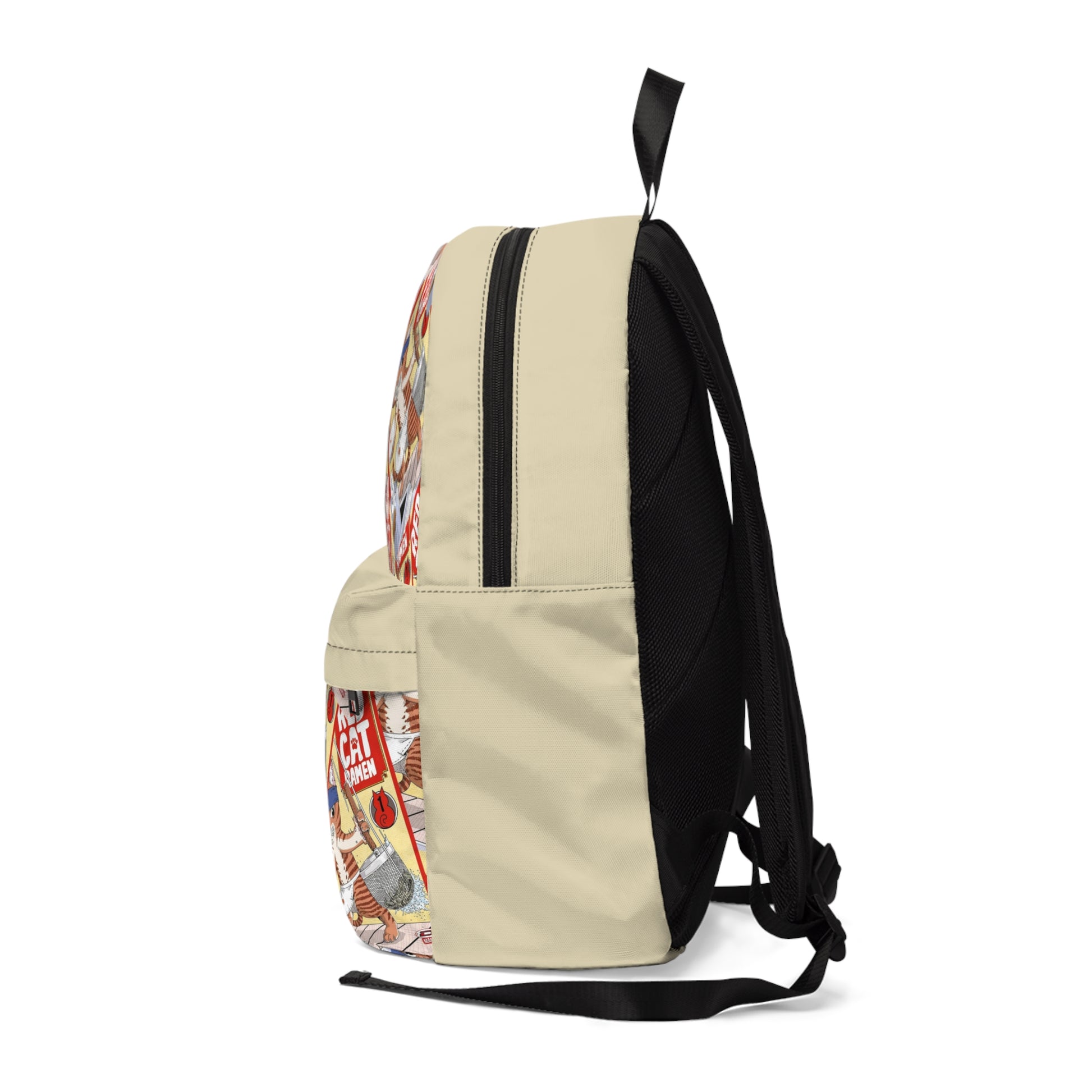 Red Cat Ramen Unisex Classic Backpack - Fun & Functional Style - Roe Creation