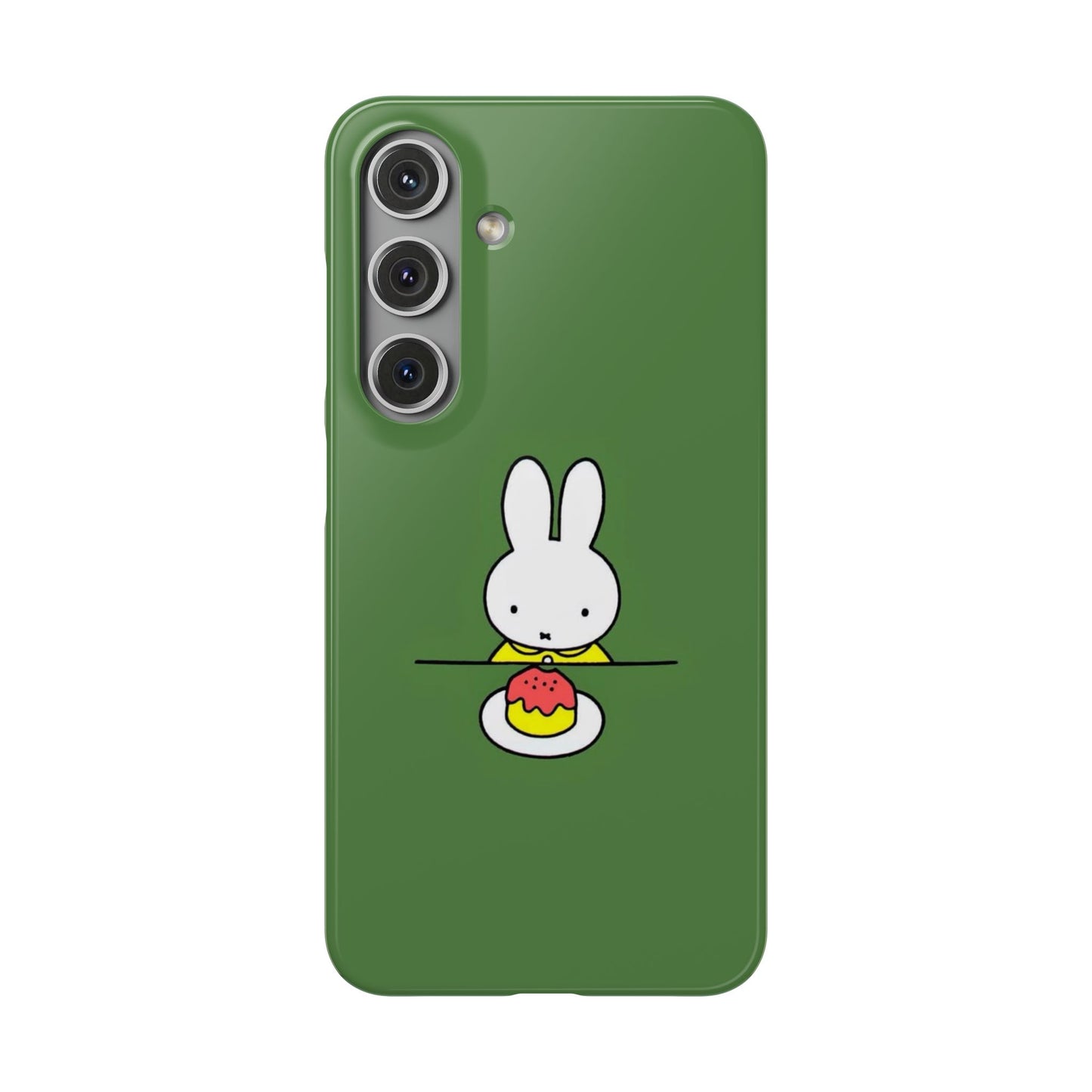 Miffy Phone Case, Snap Case, Green Miffy - iPhone, Samsung