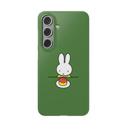 Miffy Phone Case, Snap Case, Green Miffy - iPhone, Samsung