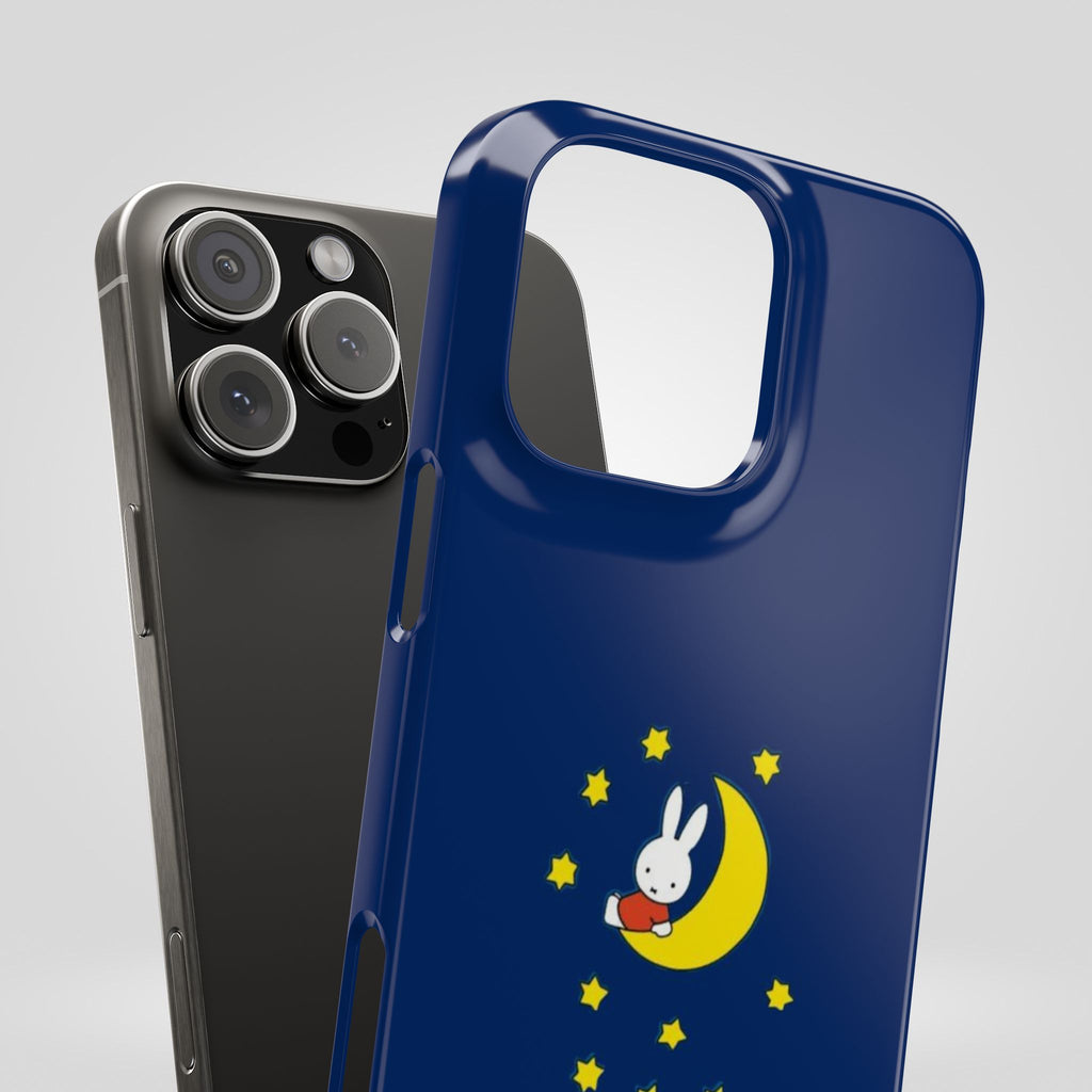 Miffy Phone Case, Moon Snap Case for Phone - Nighttime Design, iPhone, Samsung - Roe Creation