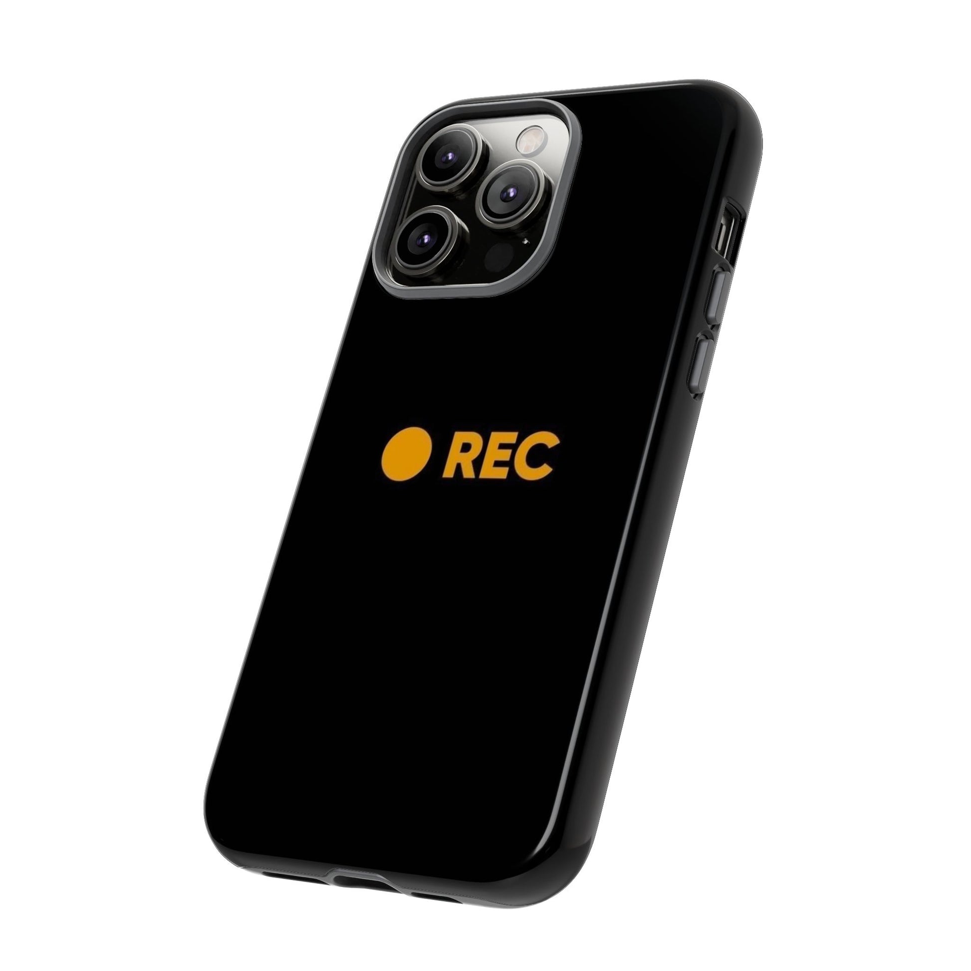 P*rn Hub Symbol Tough Cases - 'REC' Phone Case - Durable Black Design for Filmmakers and Creatives - Roe Creation