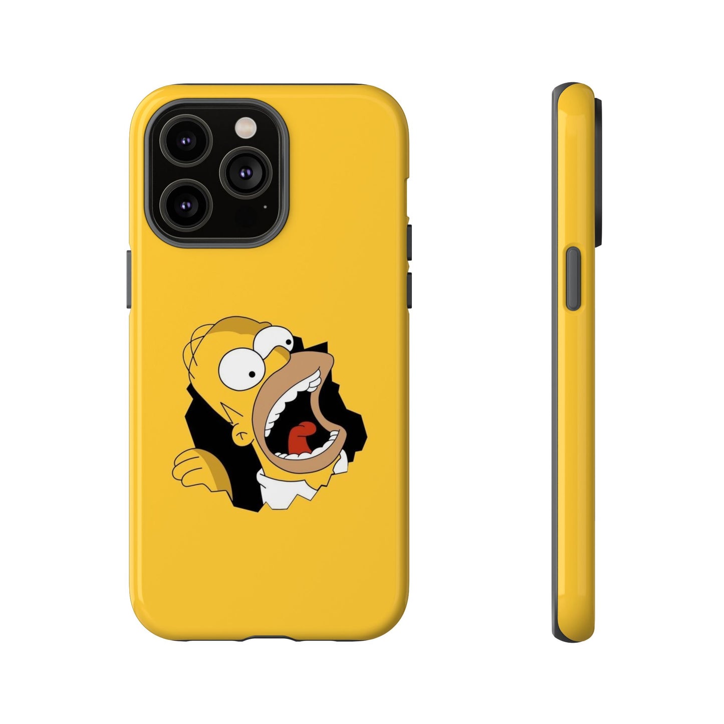 Homer Simpson Phone Case - Tough & Stylish Yellow Case for Fans