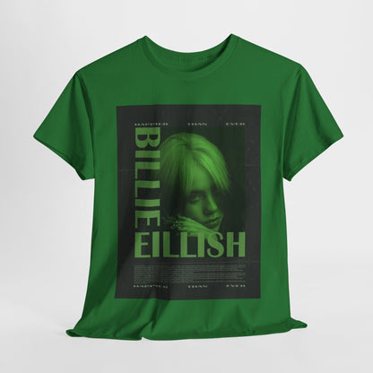 Billie Eillish Musician Unisex Heavy Cotton Tee for Lovers - Roe Creation