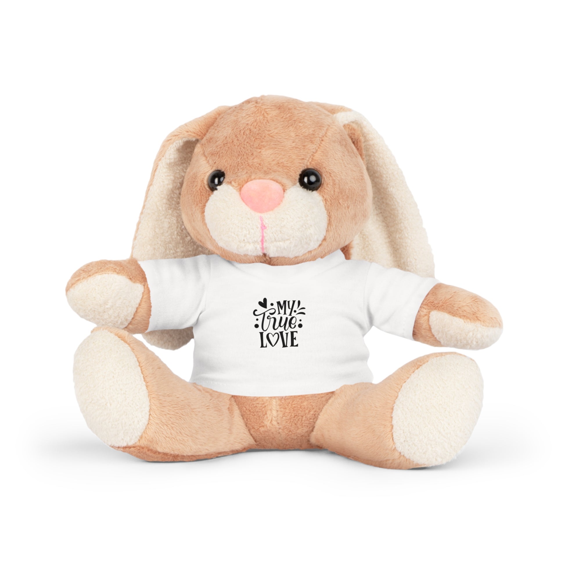 My True Love Plush Toy with T-Shirt - Perfect Gift for Valentine's Day and Special Occasions - Roe Creation
