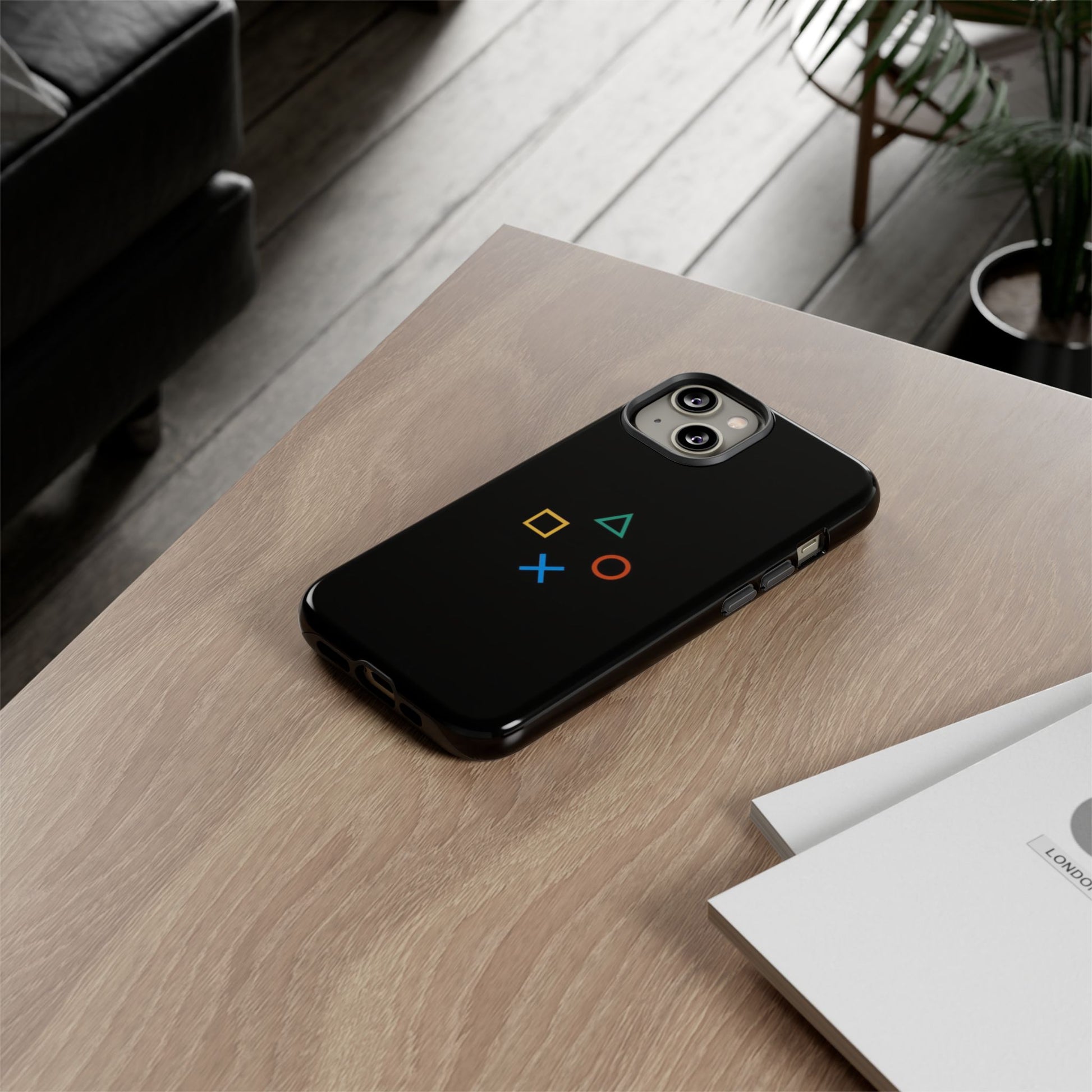 PlayStation Symbol Minimal Tough Case for iPhone - Gamer Accessories - Roe Creation