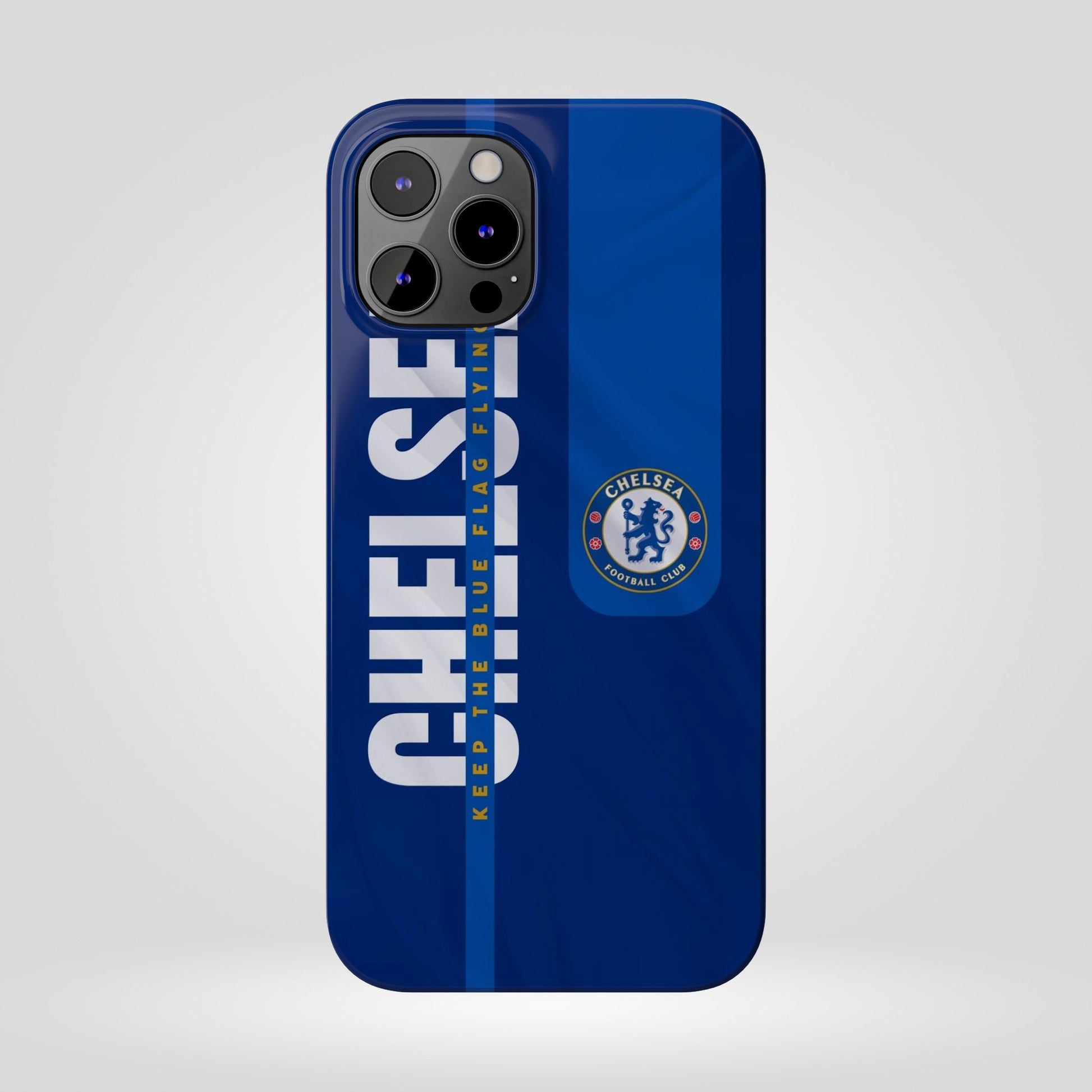 Chelsea FC Slim Phone Case for iPhone - Keep The Blue Flag Flying High - Roe Creation