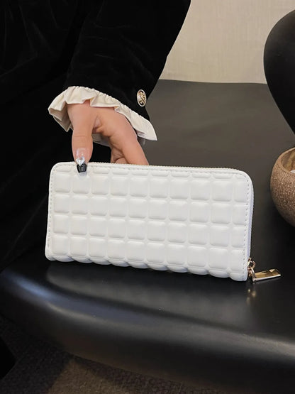 PU Leather Solid Color Wallet - Roe Creation