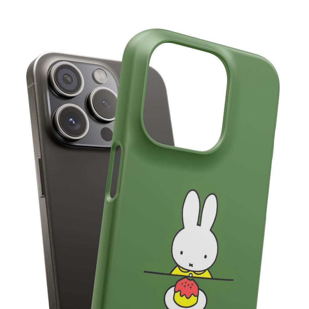Miffy Phone Case, Snap Case, Green Miffy - iPhone, Samsung - Roe Creation