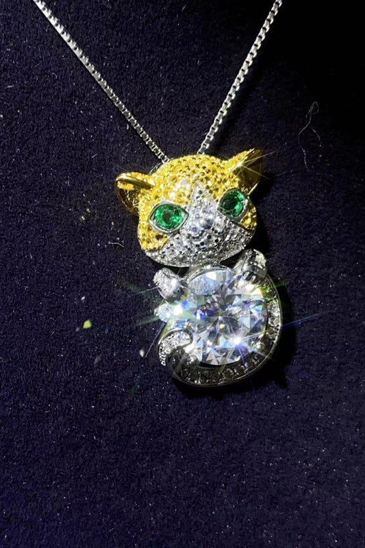 2 Carat Moissanite 925 Sterling Silver Necklace - Roe Creation
