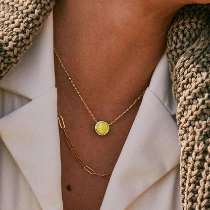 Sporty Element Resin Necklace - Roe Creation