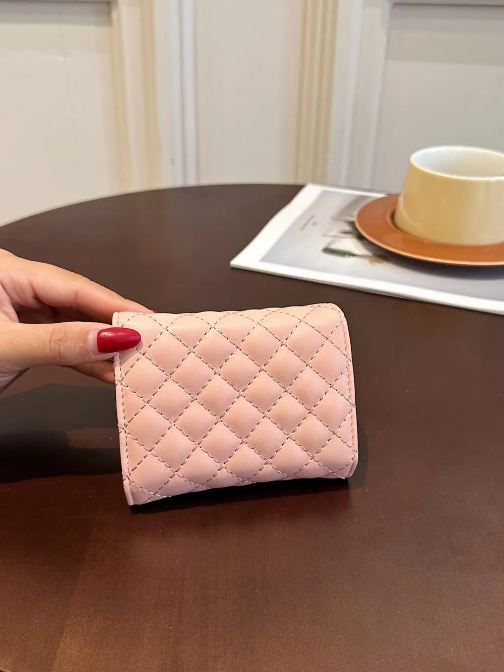 PU Leather Solid Color Wallet - Roe Creation