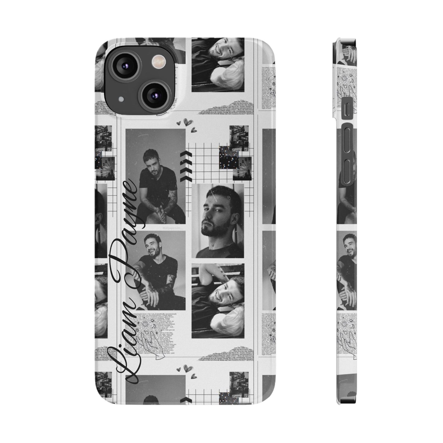 Liam Payne Slim Phone Case - Personalised Collage Design