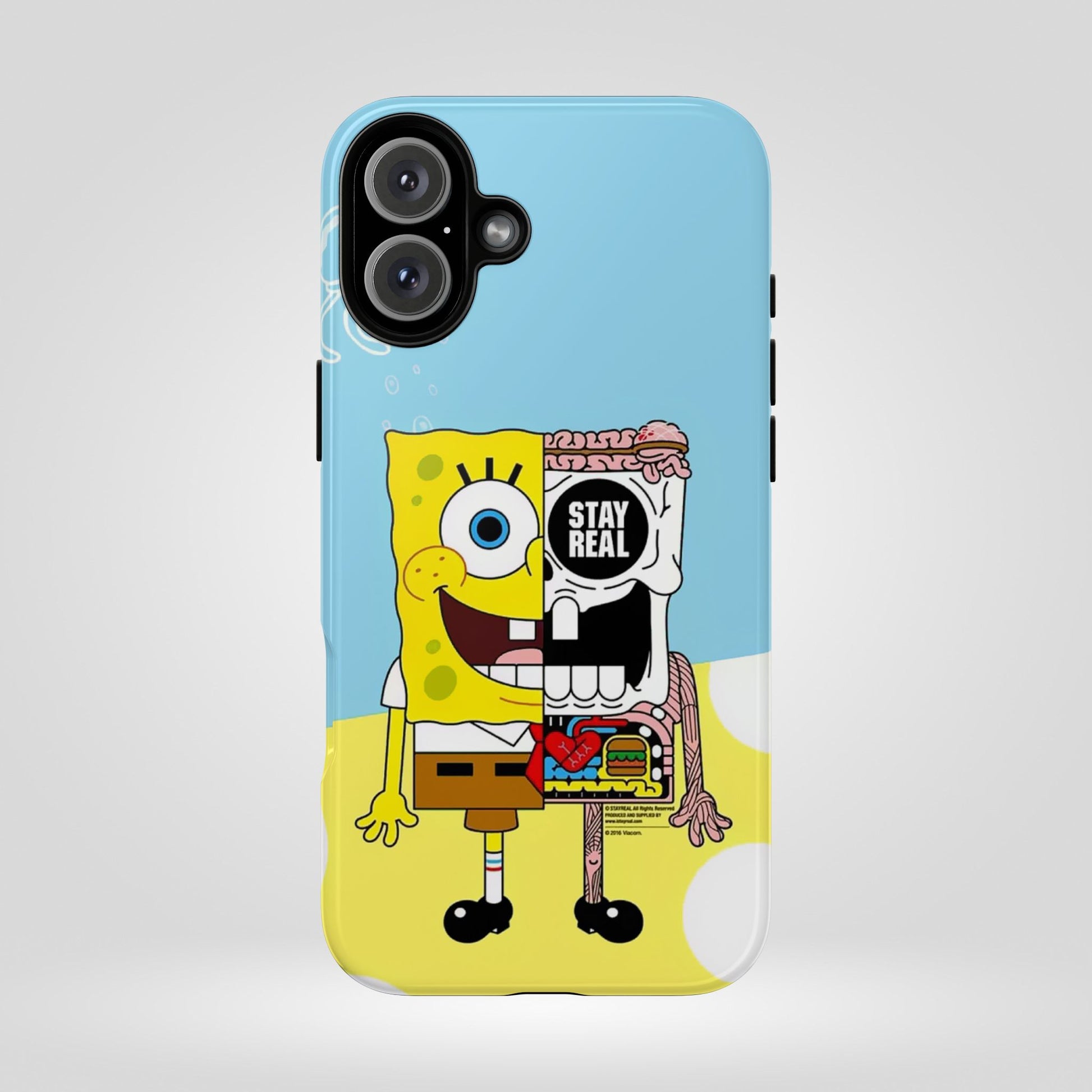 Stay Real Spongebob Tough iPhone Case for Lovers - Roe Creation