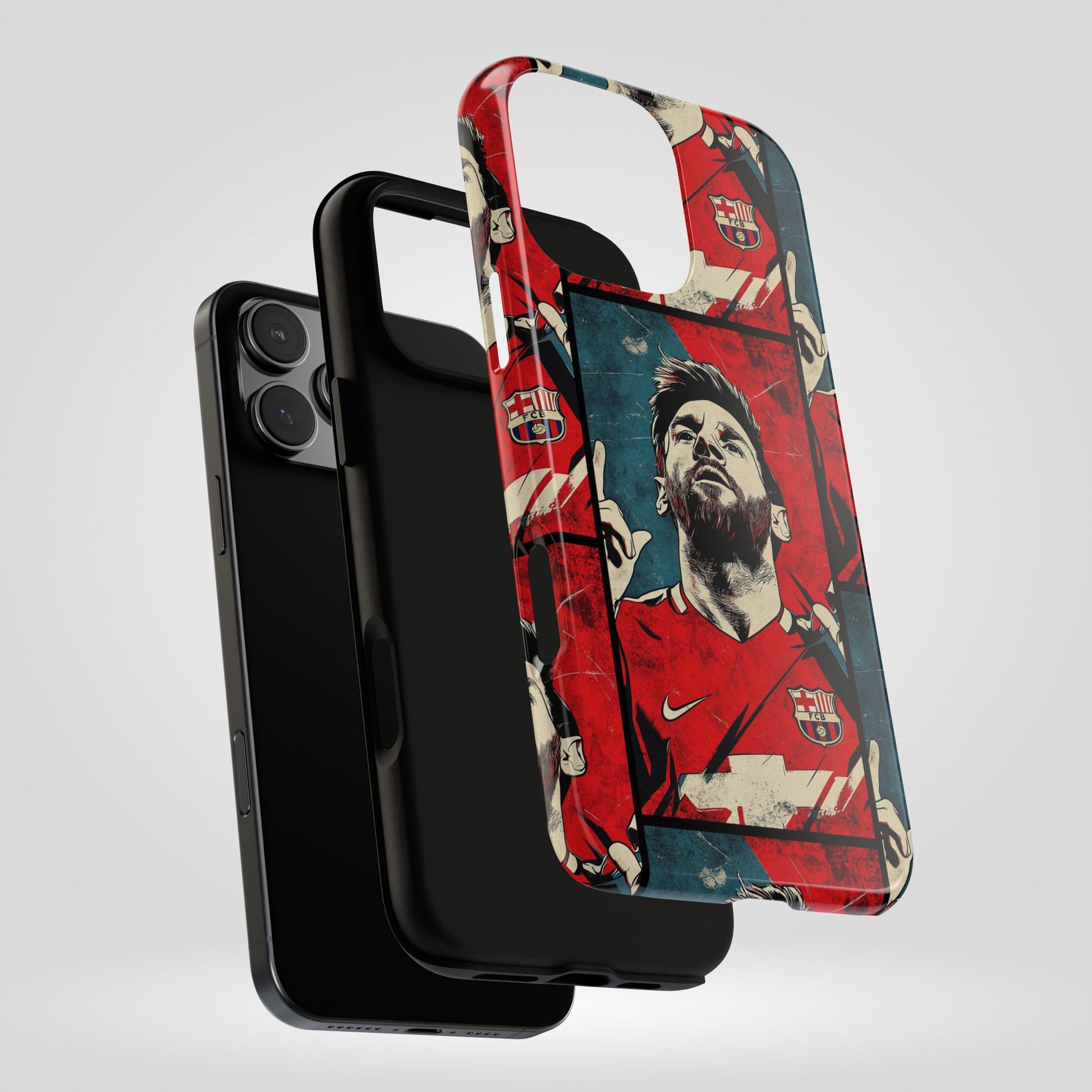 Lionel Messi Tough Phone Case - Messi Illustration for Fans - Roe Creation