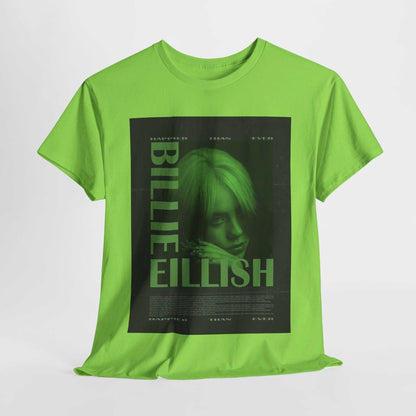 Billie Eillish Musician Unisex Heavy Cotton Tee for Lovers - Roe Creation