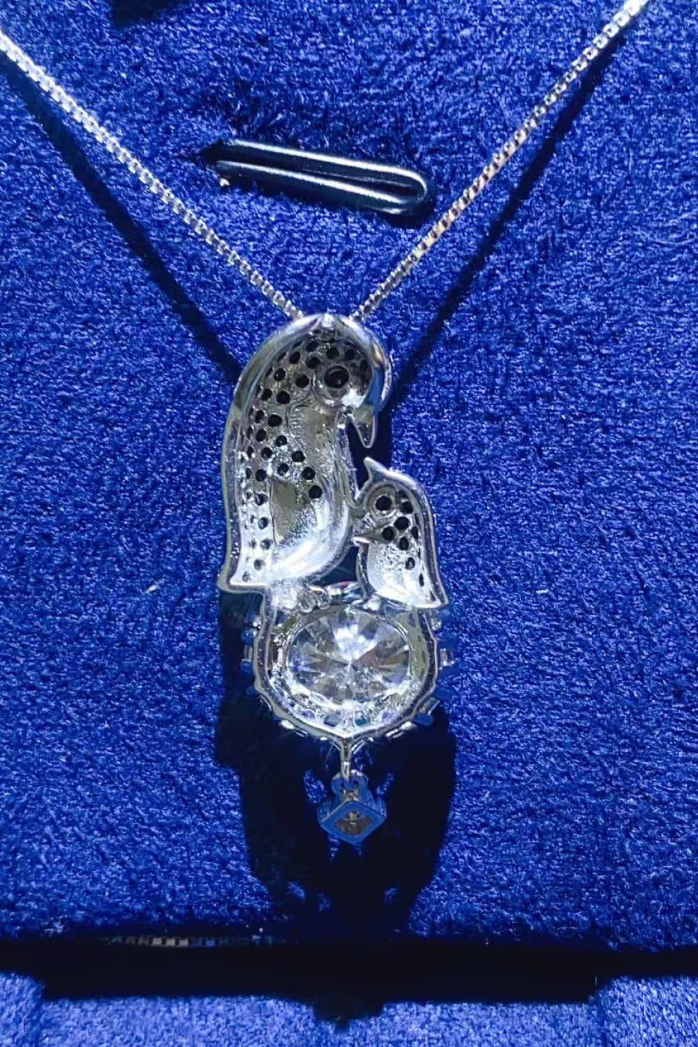 2 Carat Moissanite 925 Sterling Silver Necklace - Roe Creation