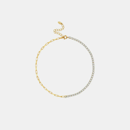 Zircon Titanium Steel Necklace - Roe Creation