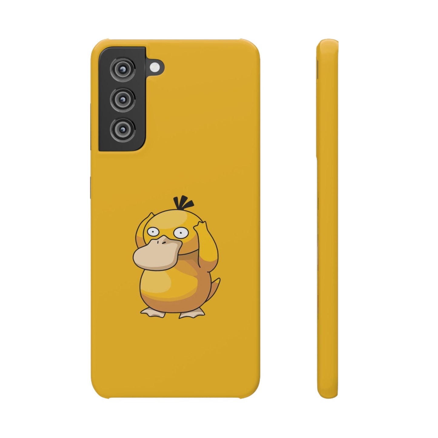 Psyduck Pokemon Snap Phone Cases, Yellow, Cartoon - iPhone, Samsung