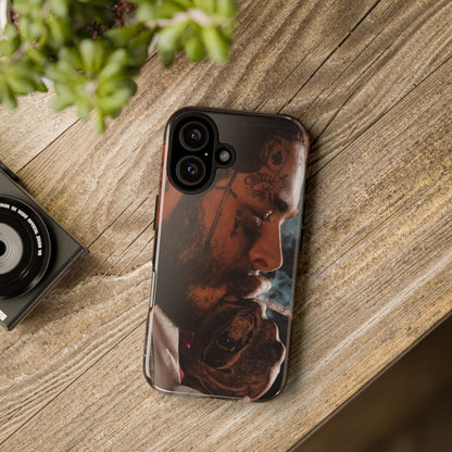 Post Malone Tough Cases for Fans - Artistic Phone Case with Smoky Vibe