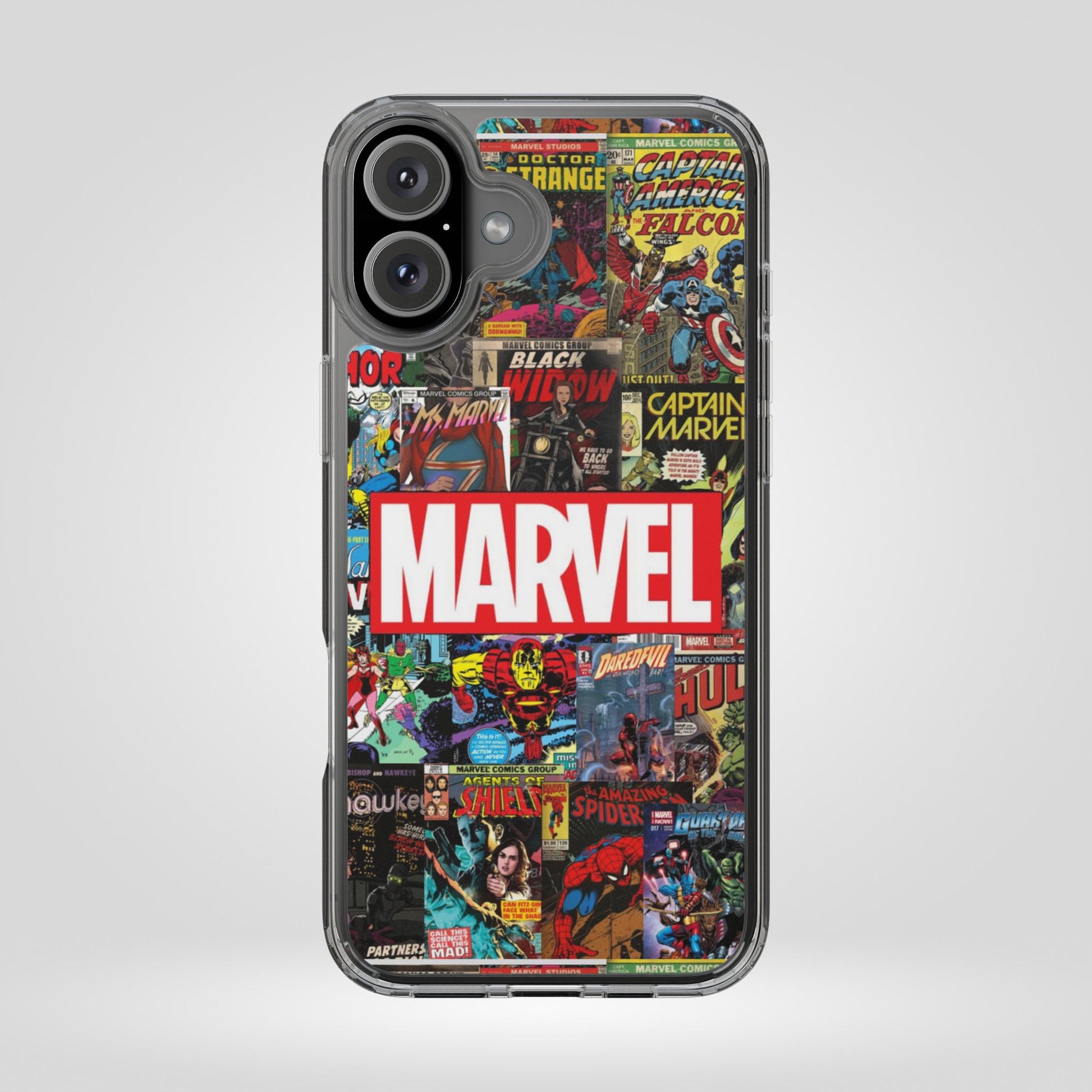 Marvel Comics Clear Phone Case - Stylish Protection for Superhero Fans - Roe Creation