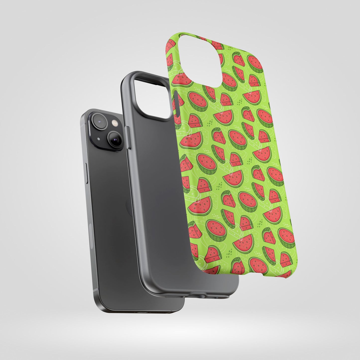 Watermelon Tough iPhone Case – Vibrant Fruit Phone Cover for Summer Vibes - Roe Creation