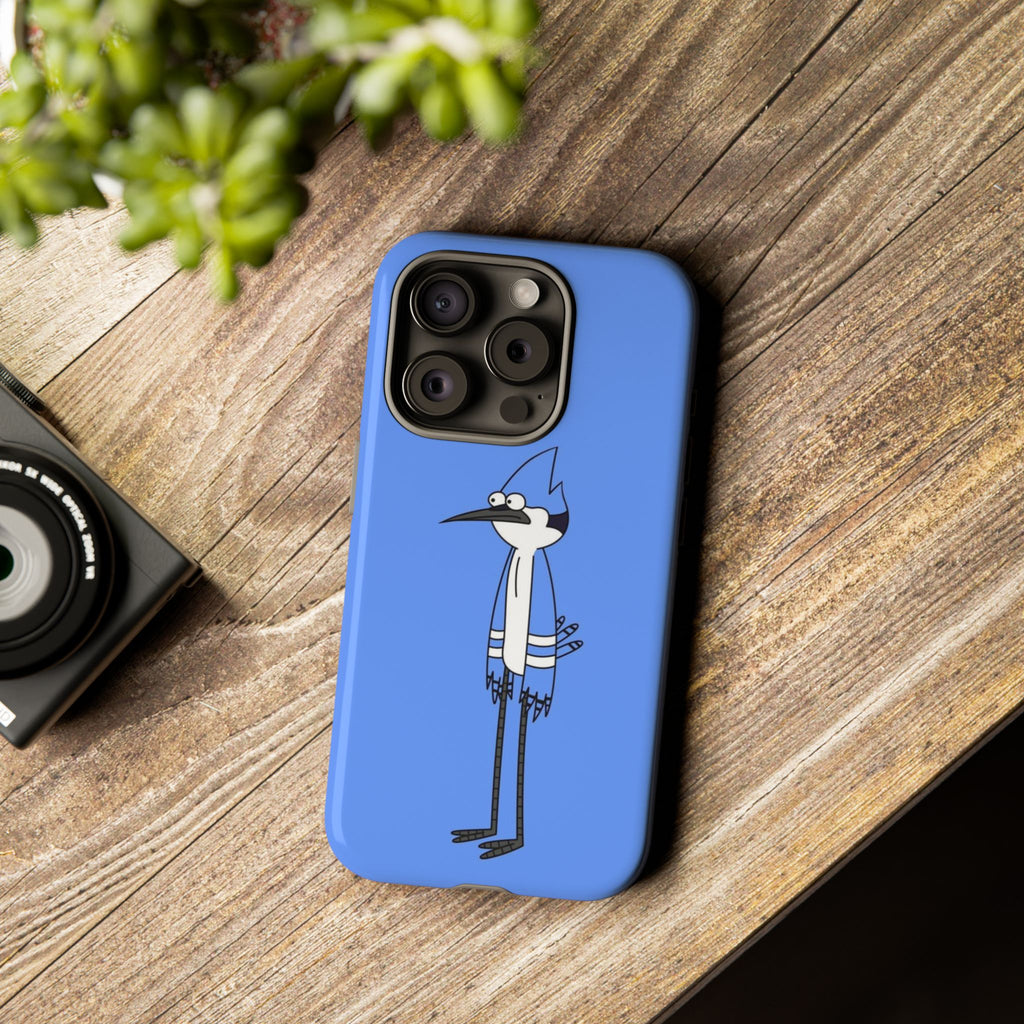 Regular Show Bold Blue Phone Case with Cartoon Design - Roe Creation