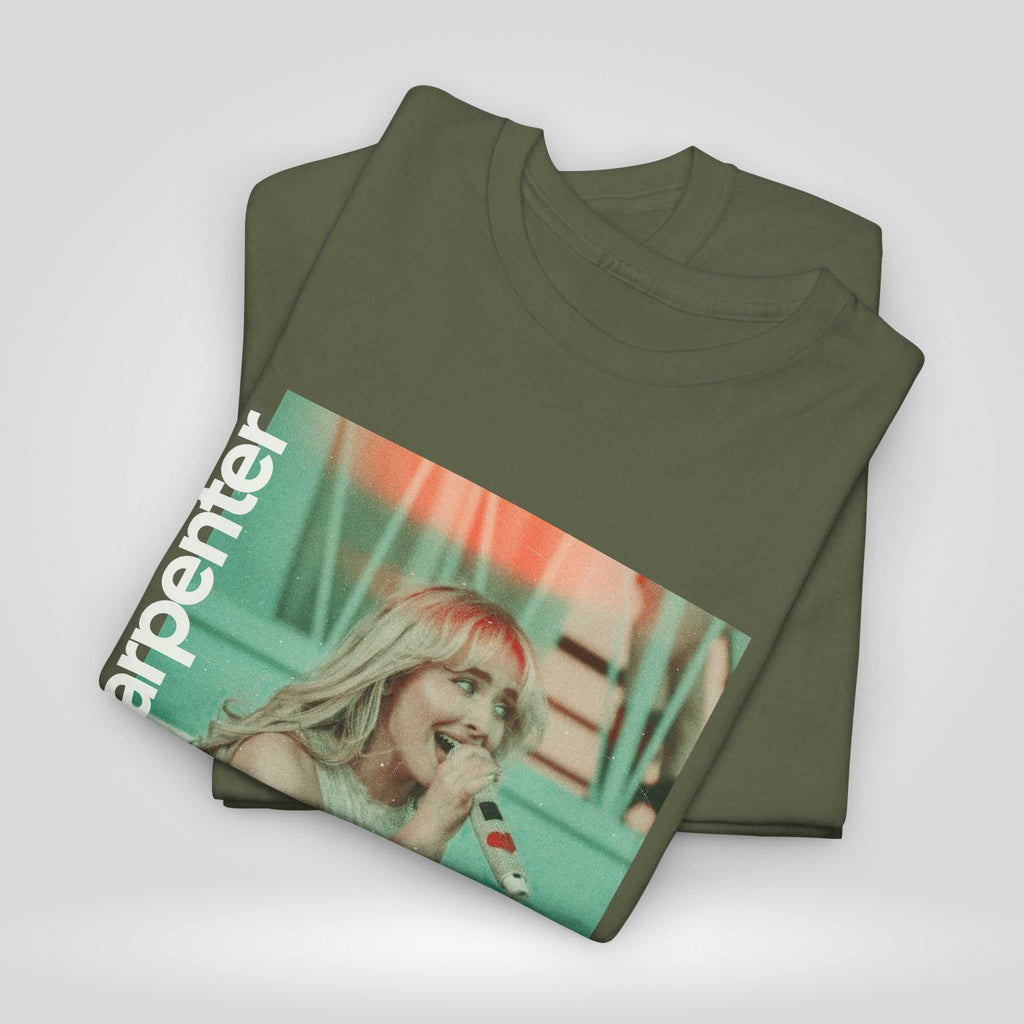 Sabrina Carpenter Unisex Heavy Cotton Tee - Music Lover's Essential - Roe Creation