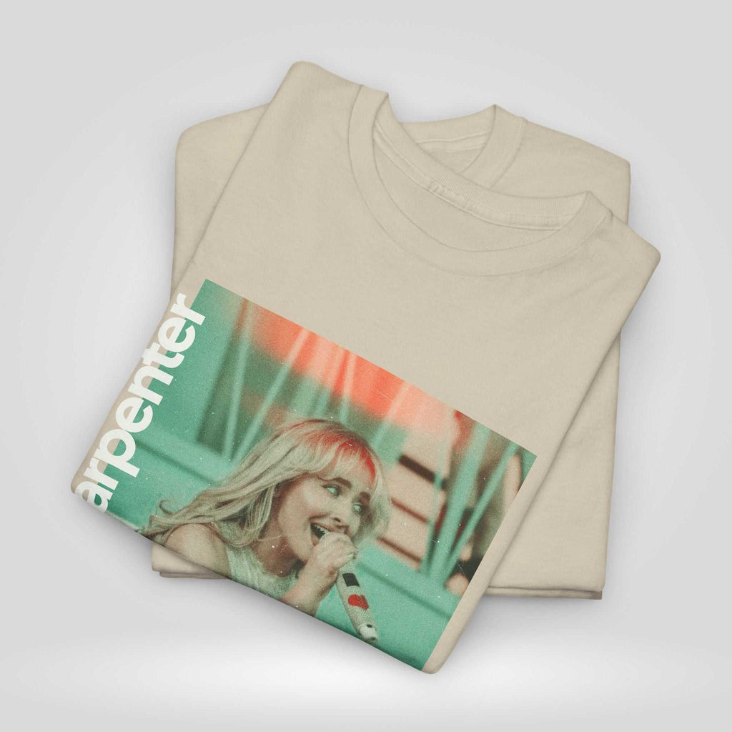 Sabrina Carpenter Unisex Heavy Cotton Tee - Music Lover's Essential - Roe Creation