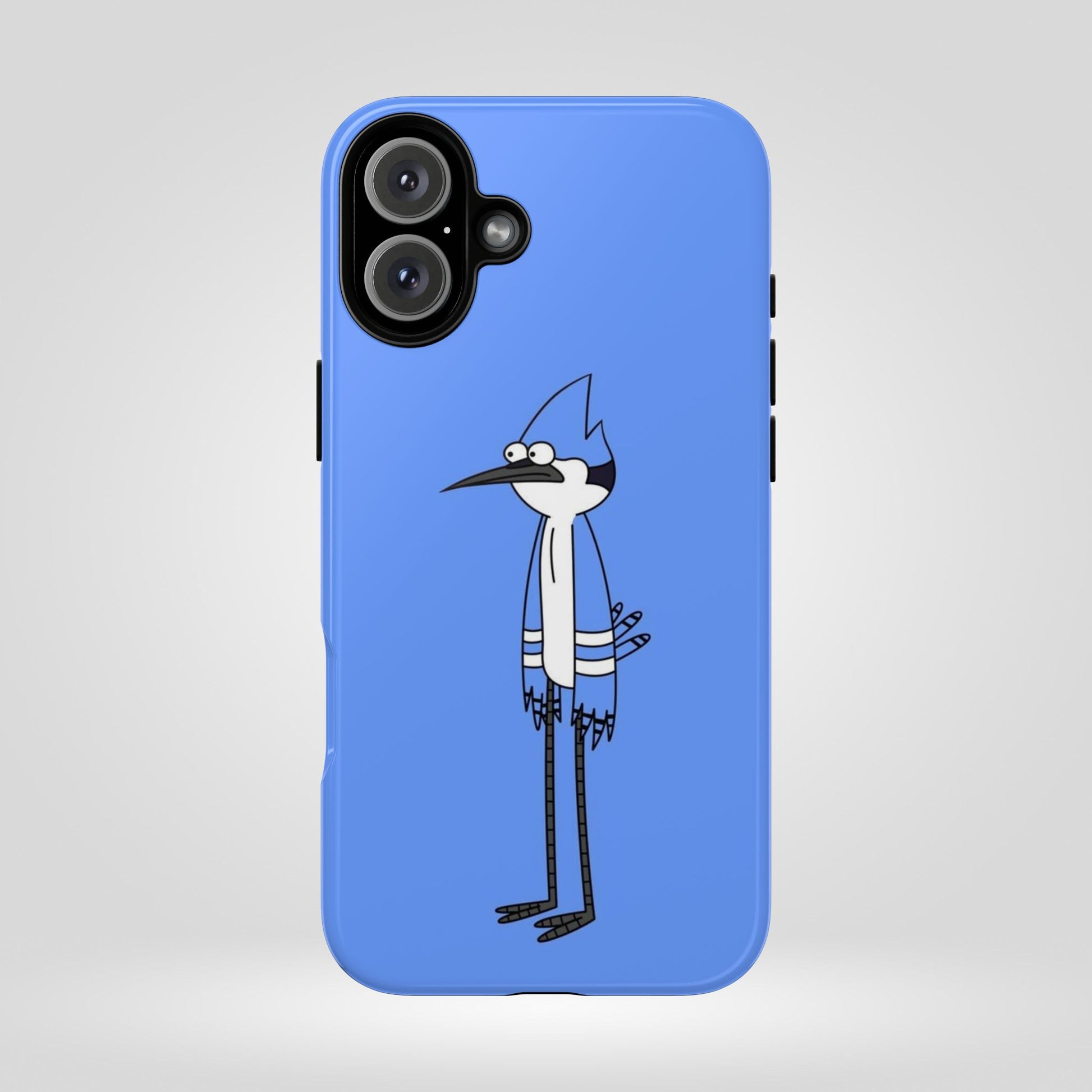 Regular Show Bold Blue Phone Case with Cartoon Design - Roe Creation