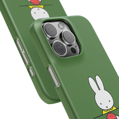 Miffy Phone Case, Snap Case, Green Miffy - iPhone, Samsung